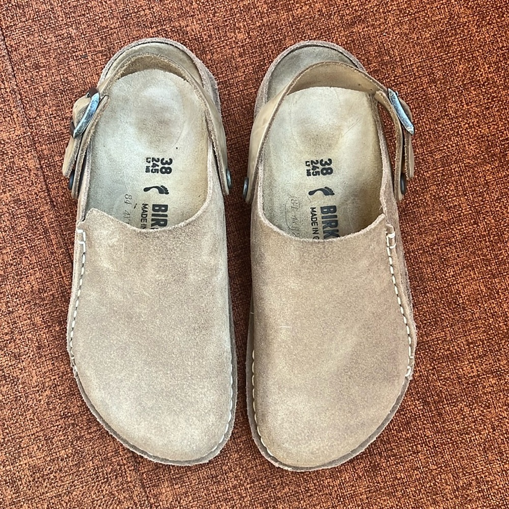 Birkenstocktock Lutry Suede Clogs